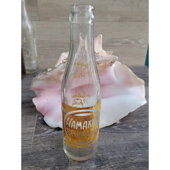 Vintage Hawaii Hamakua Beverages Glass Soda Bottle - Picture 1 of 10